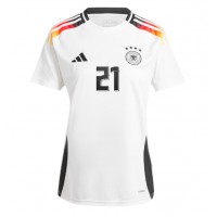 Camiseta Alemania Ilkay Gundogan #21 Primera Equipación Eurocopa 2024 manga corta